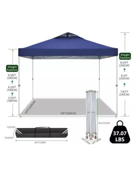 Location barnum Pop-up 3×3m